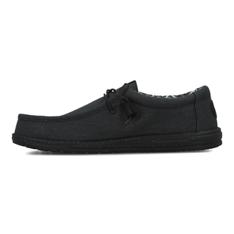 Muške patike Hey Dude Wally stretch canvas blk/blk