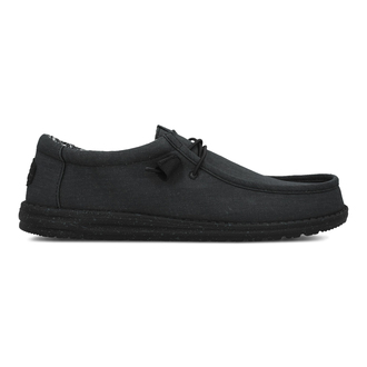 Muške patike Hey Dude Wally stretch canvas blk/blk
