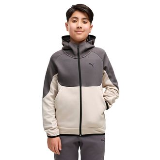 Dečiji duks sa zipom i kapuljačom Puma Tech Elevated full-zip hoodie dk b