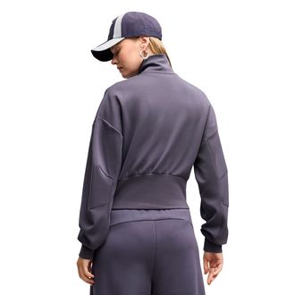 Ženski duks Puma Tech Sense balloon sleeve soft touch half-zip crew dk