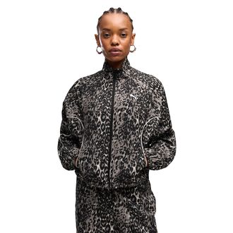 Ženski &scaron;u&scaron;kavac Puma Sport animal relaxed aop full-zip woven jacket