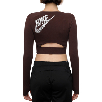 Ženski duks Nike W NSW LS CROP TOP DNC