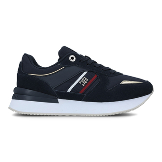 Ženske patike Tommy Hilfiger Corp Webbing Runner Gold