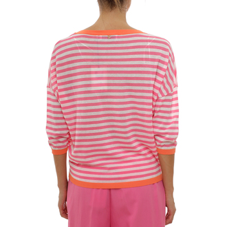 Ženski džemper Lola Bicolor striped jersey with french sleeves