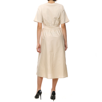 Ženska haljina Tommy Hilfiger Poplin Mix Midi Dress Ss