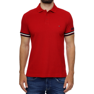 Muška majica Tommy Hilfiger Monotype Gs Cuff Slim Polo