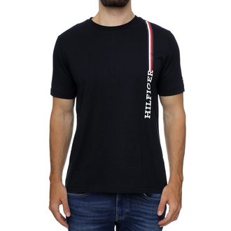 Muška majica Tommy Hilfiger Rwb Monotype Vertical Stripe Tee