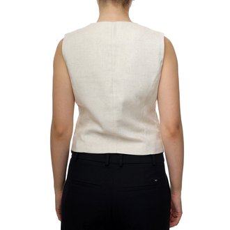 Ženski prsluk Vero Moda Florence Linen Waistcoat