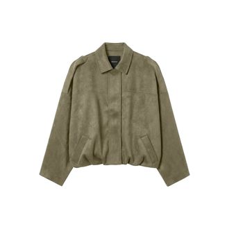 Ženska jakna Vero Moda Hazel faux suede bomber jacket
