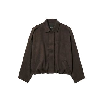 Ženska jakna Vero Moda Hazel faux suede bomber jacket