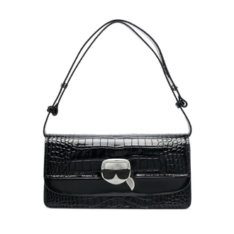 Ženska torba Karl Lagerfeld K/Ikonik Lock Flap Shb Croc