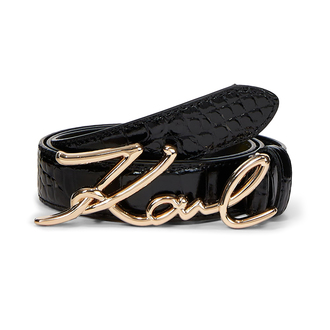 Ženski kaiš Karl Lagerfeld K/Signature Sm Hip Belt Croc