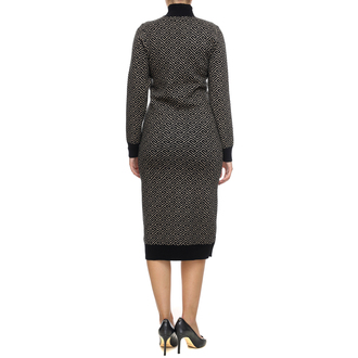 Ženska haljina Vero Moda Aria High-Neck Calf dress