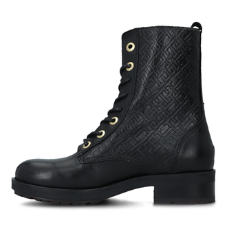 Ženske čizme Tommy Hilfiger Th Monogram Biker Boot