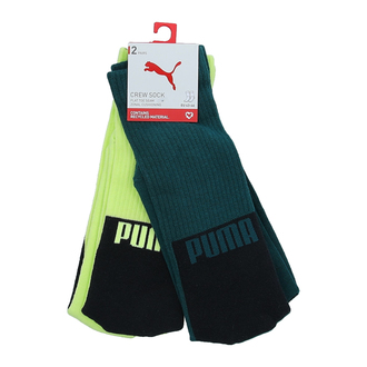 Muške čarape Puma MEN LOGO BLOCK CREW SOCK 2P