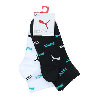 Unisex čarape Puma Kids Logo Quarter 2P