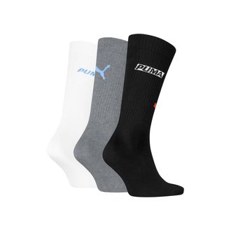 Unisex čarape Puma Unisex logo stacking crew sock 3p