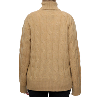Ženski džemper Tommy Hilfiger Soft Wool Cable Roll-Nk Sweater