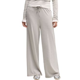 Ženska trenerka donji deo Puma Ess ribbed wide leg soft touch pants op
