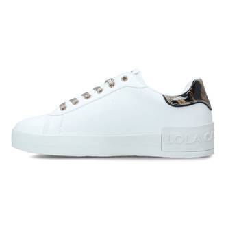 Ženske patike Lola Patent Leather Animal Print Sneakers