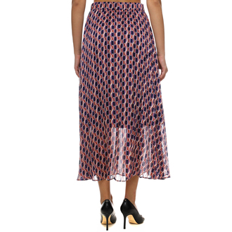 Ženska suknja Lola Geometric Print Pleated Skirt