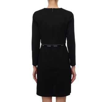 Ženska haljina Calvin Klein RECYCLED MILANO LS DRESS