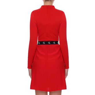 Ženska haljina Calvin Klein LOGO ELASTIC DRESS
