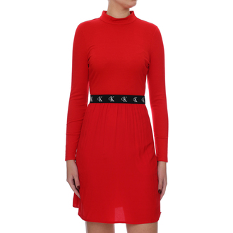 Ženska haljina Calvin Klein LOGO ELASTIC DRESS
