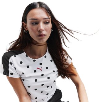 Ženska majica Puma T7 polka dot slim tee
