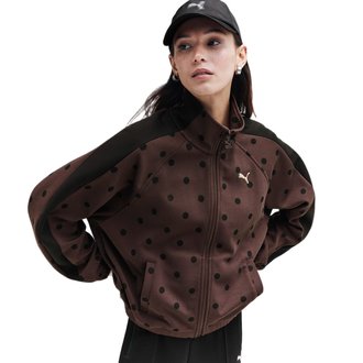 Ženski duks Puma T7 polka dot oversized track jacket