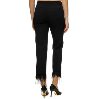 Ženske pantalone Michael Kors Crop Flare Fthr Pant