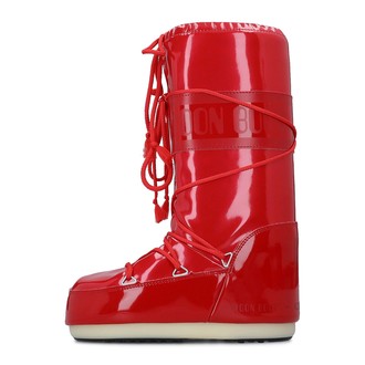 Ženske čizme Moon Boot Icon Vinile Met Red