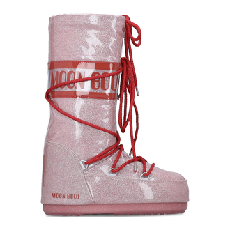 Ženske čizme Moon Boot Icon Glitter Pink