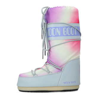 Ženske čizme Moon Boot Icon Tie Dye Glacier Grey