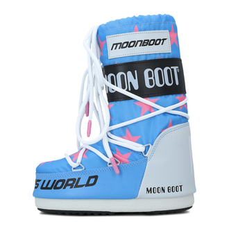 Dečije čizme Moon Boot Icon Retrobiker Pink Stars