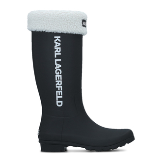 Ženske čizme Karl Lagerfeld Kalosh Karl Hi Cuff Boot