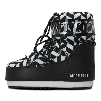 Ženske čizme Moon Boot Icon low opt black/white