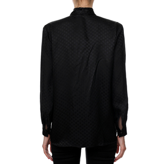 Ženska košulja Karl Lagerfeld MONOGRAM SILK BLOUSE
