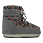 Ženske čizme Moon Boot Mars Suede/Tartan Taupe/Green/Red