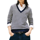 Ženski džemper Tommy Hilfiger Co Jersey Fine Gg V-Nk Ls Swt