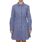 Ženska haljina Tommy Hilfiger Pinstripe Poplin Shirt dress