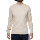 Muški duks Calvin Klein Monogram Badge Waffle Ls Tee