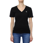 Ženska majica Calvin Klein Micro Monologo Slim V-Neck Tee