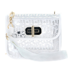 Ženska torba Tommy Hilfiger TURNLOCK CROSSOVER TRANSPARENT