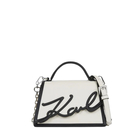 Ženska torba Karl Lagerfeld k/signature 2.0 sp sm cb bl/wh