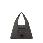 Ženska torba KLJ Hobo black denim shopper