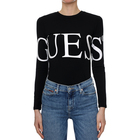 Ženski top Guess JEANS LS LOGO BODYSUIT