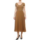 Ženska haljina Tommy Hilfiger Contrast Soft V-Nk Pleat dress