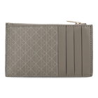 Ženski novčanik Calvin Klein Emblem aop top zip cardcase