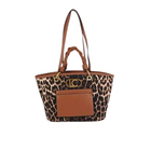 Ženska torba Lola Faux leather and leopard tote bag